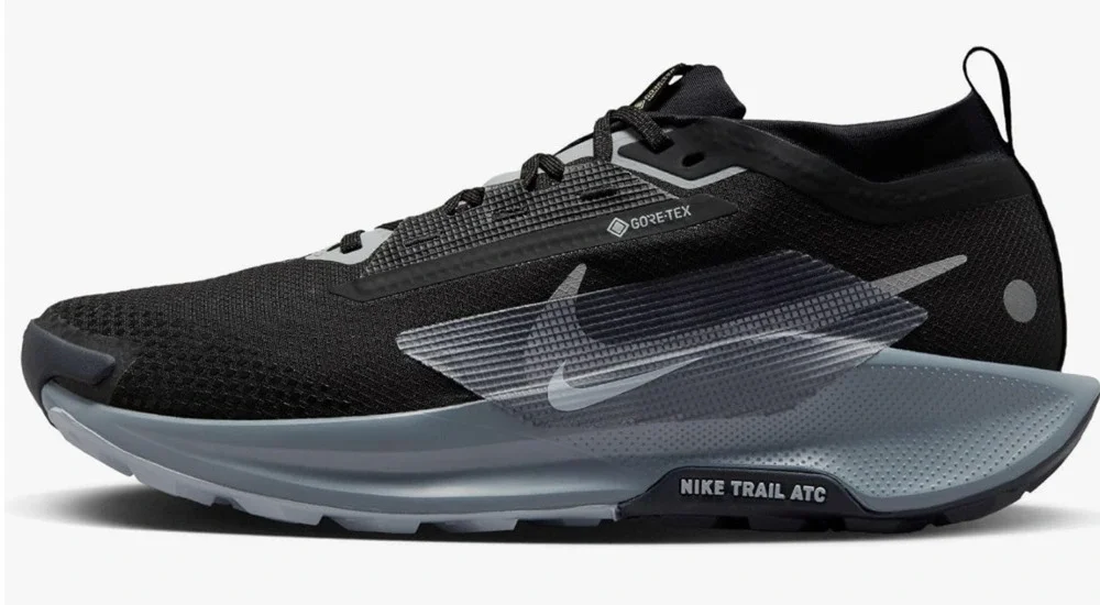 Nike Mens Pegasus Trail 5 Gore-TEX Black/Grey/Grey/Anthracite 10 Medium - Picture 1 of 10